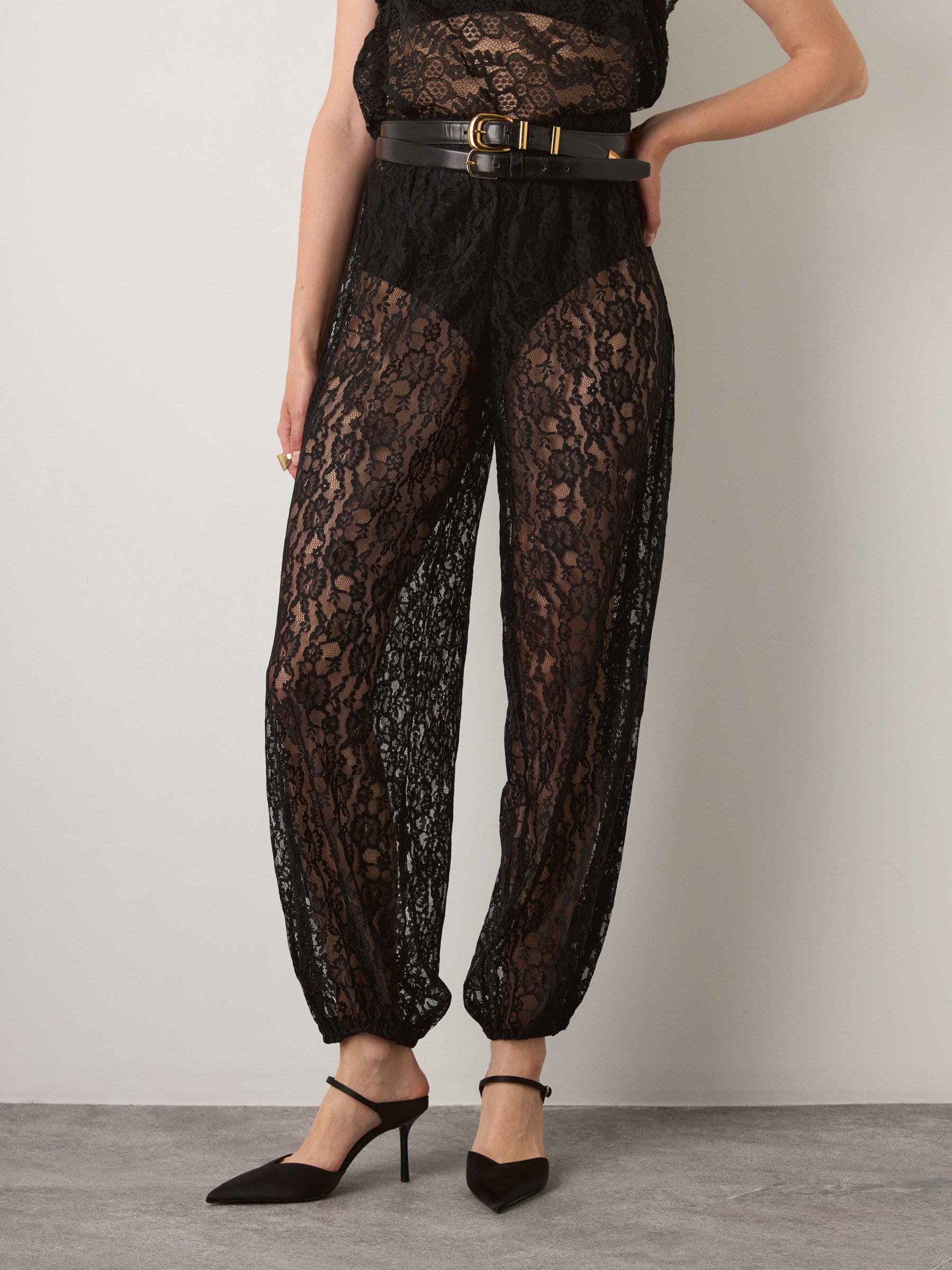 ONLY - Bea Lace Balloon Pants - 