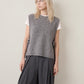 Beate Crewneck Bow Vest