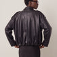 ONLY - Moon Neli Faux Leather Bomber Jacket - 