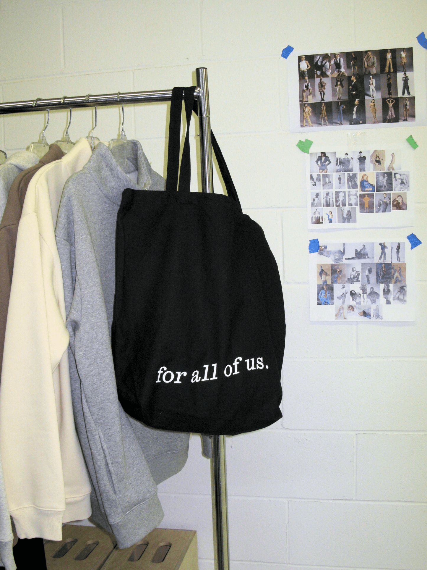 PLENTY-Canvas For All Of Us Tote-Black
