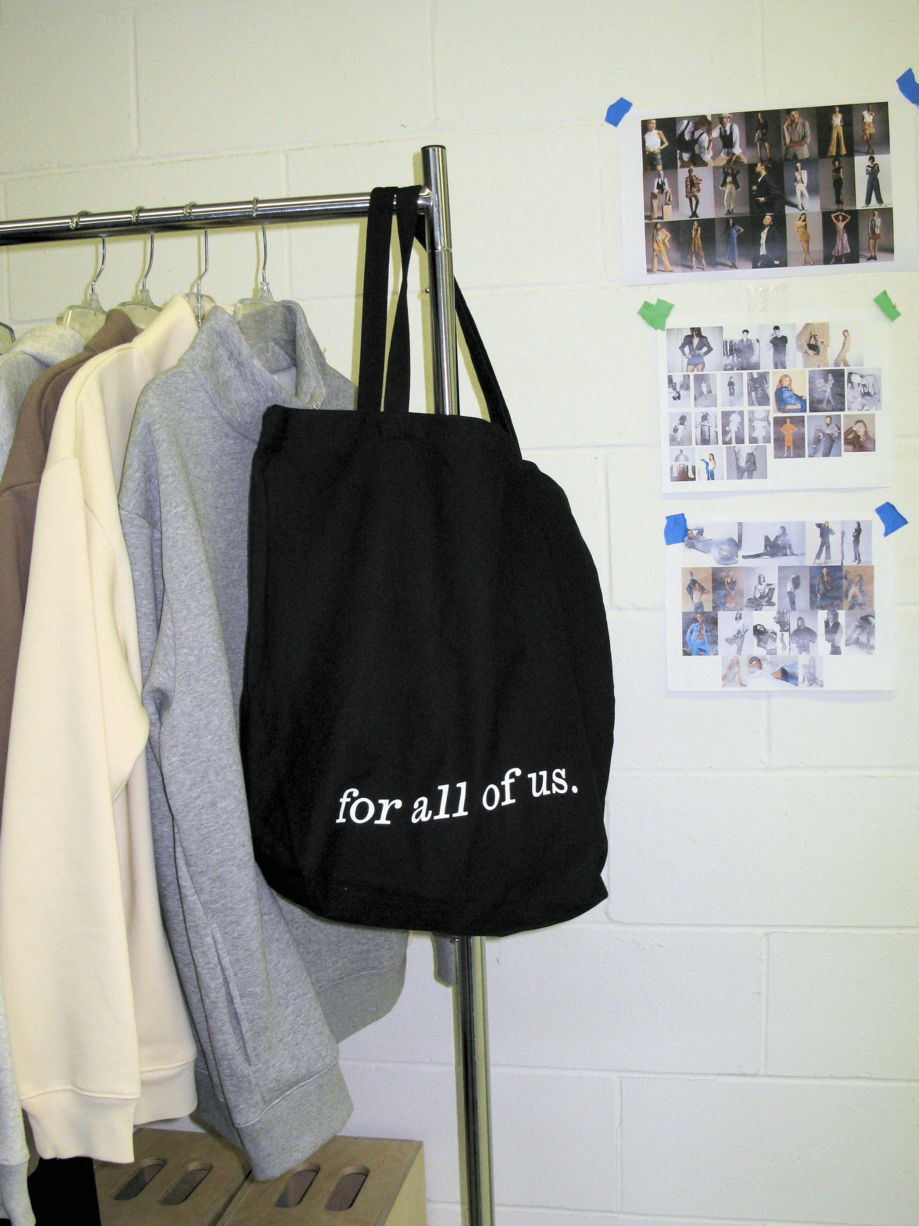 PLENTY-Canvas For All Of Us Tote-Black