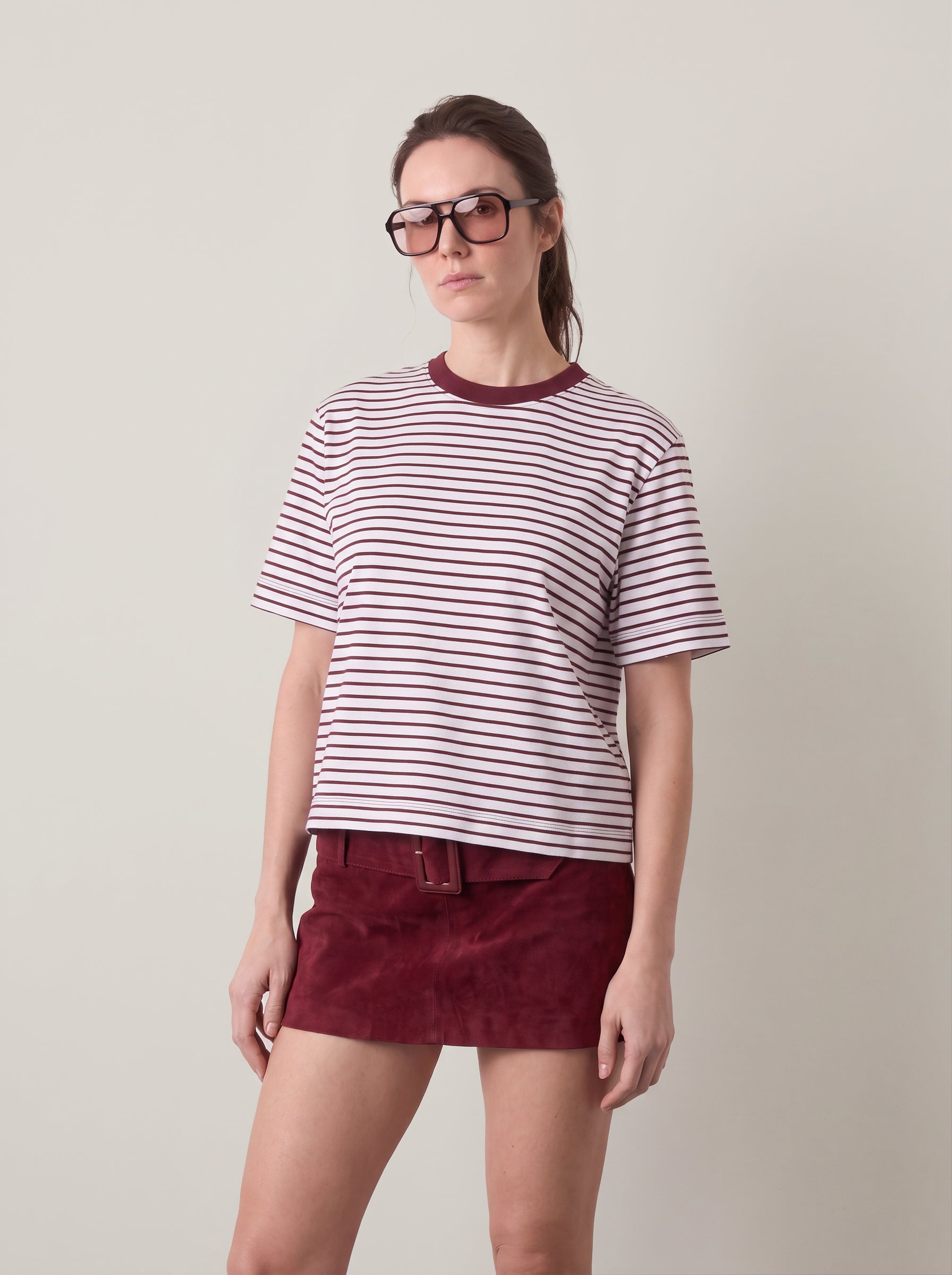 SELECTED - Essential Stripe Shortsleeve T-Shirt - 
