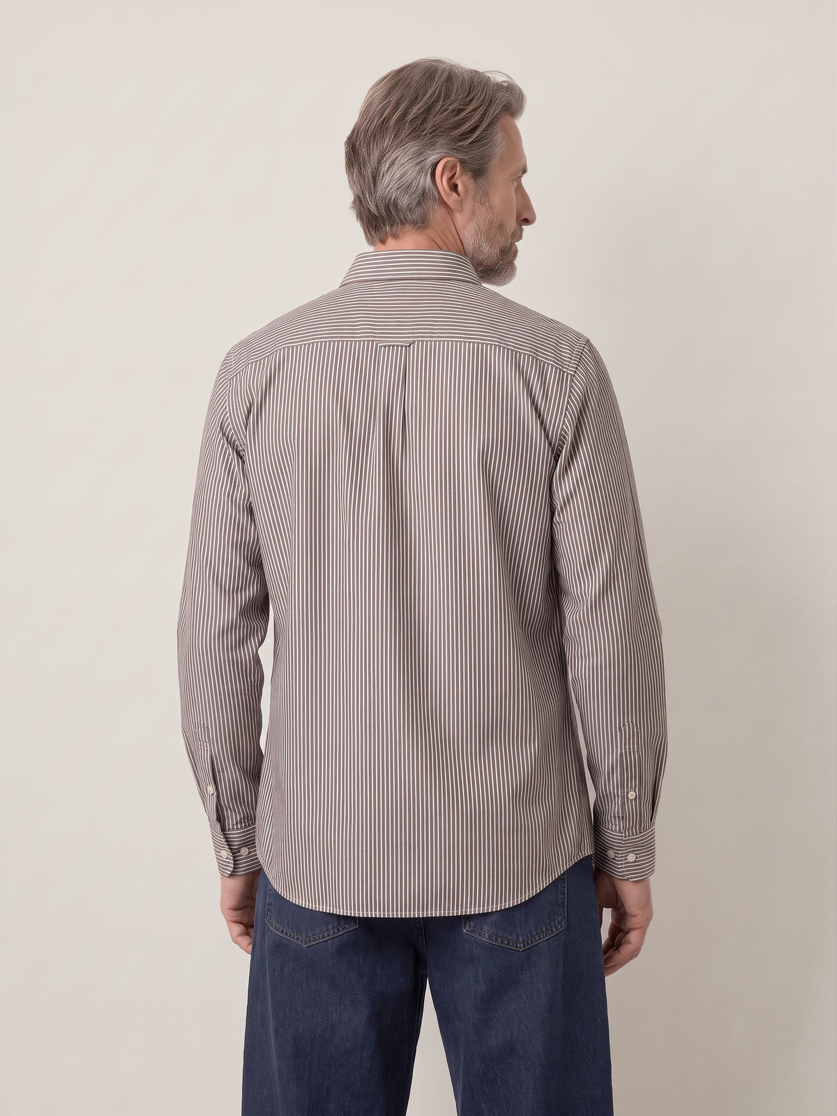 SELECTED - Slim Performance Striped Shirt - 