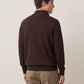 SELECTED - Teller Half-Zip Knit Pullover Sweater - 