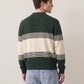 SELECTED - Dane Knit Striped Polo Sweater - 