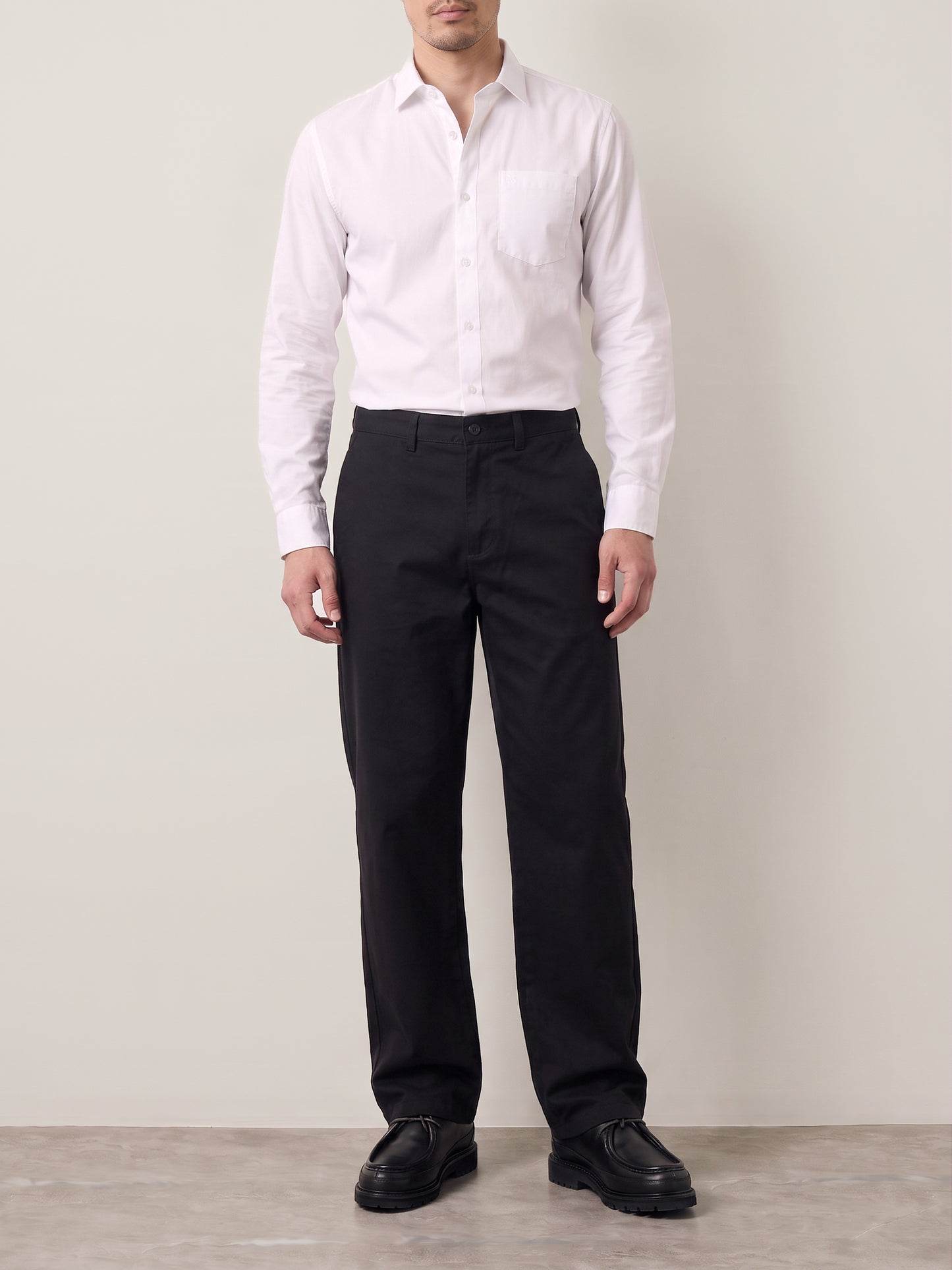 SELECTED - Miles Straight Twill Pants - 