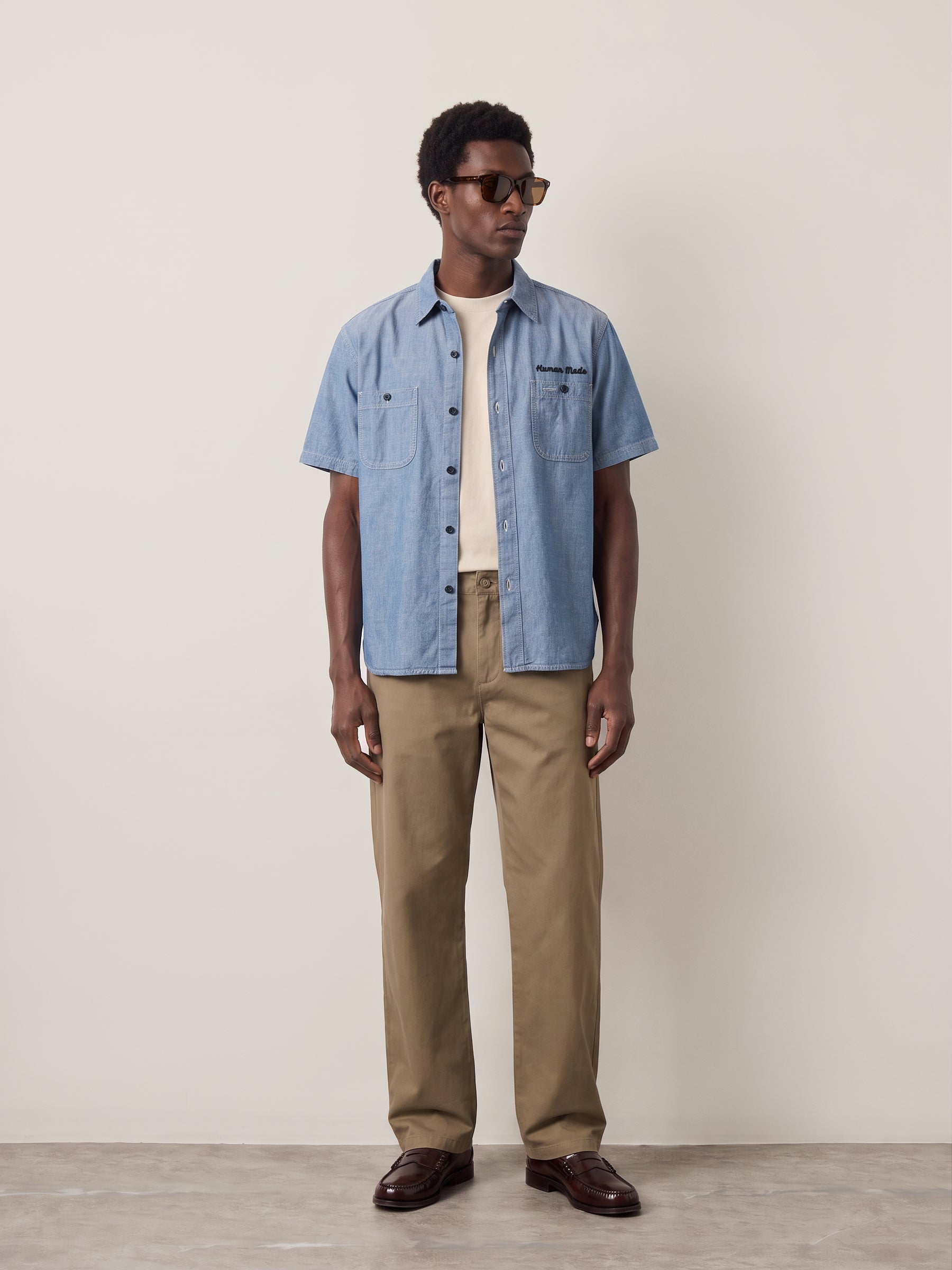 SELECTED - Miles Straight Twill Pants - 