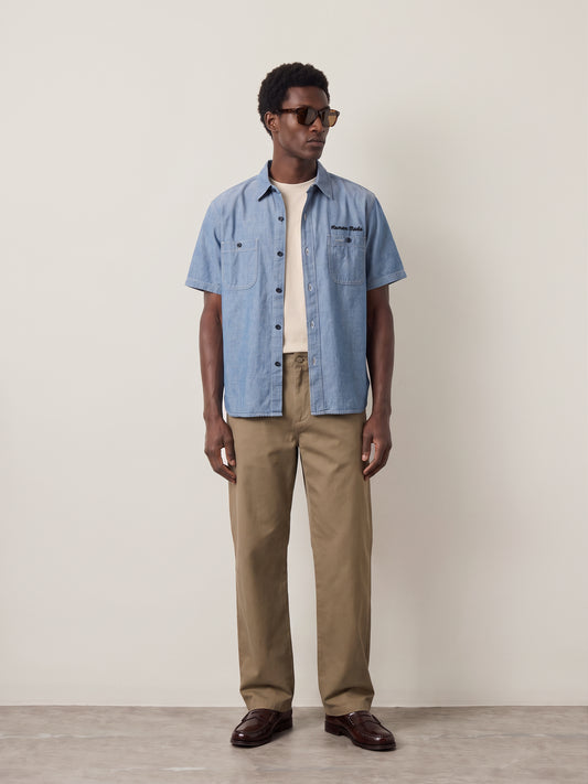 SELECTED - Miles Straight Twill Pants - 