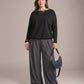 LOVEFINN - Boatneck Tunic - Black
