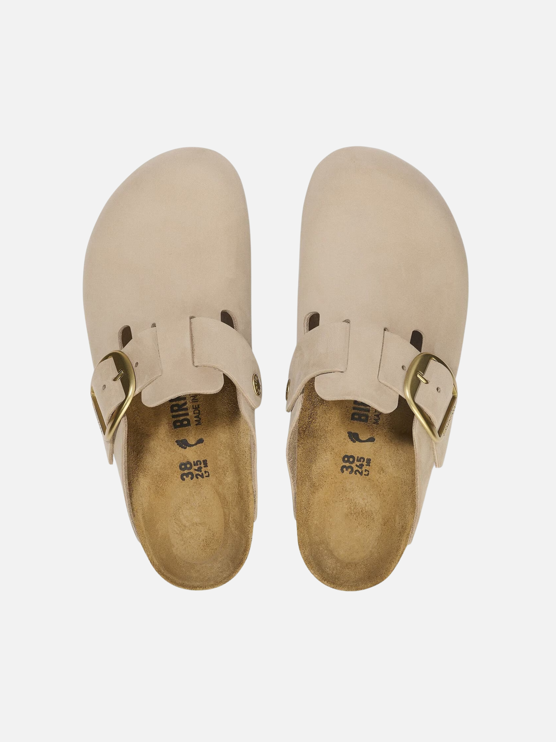BIRKENSTOCK-Boston Big Buckle-Sandcastle Nubuck