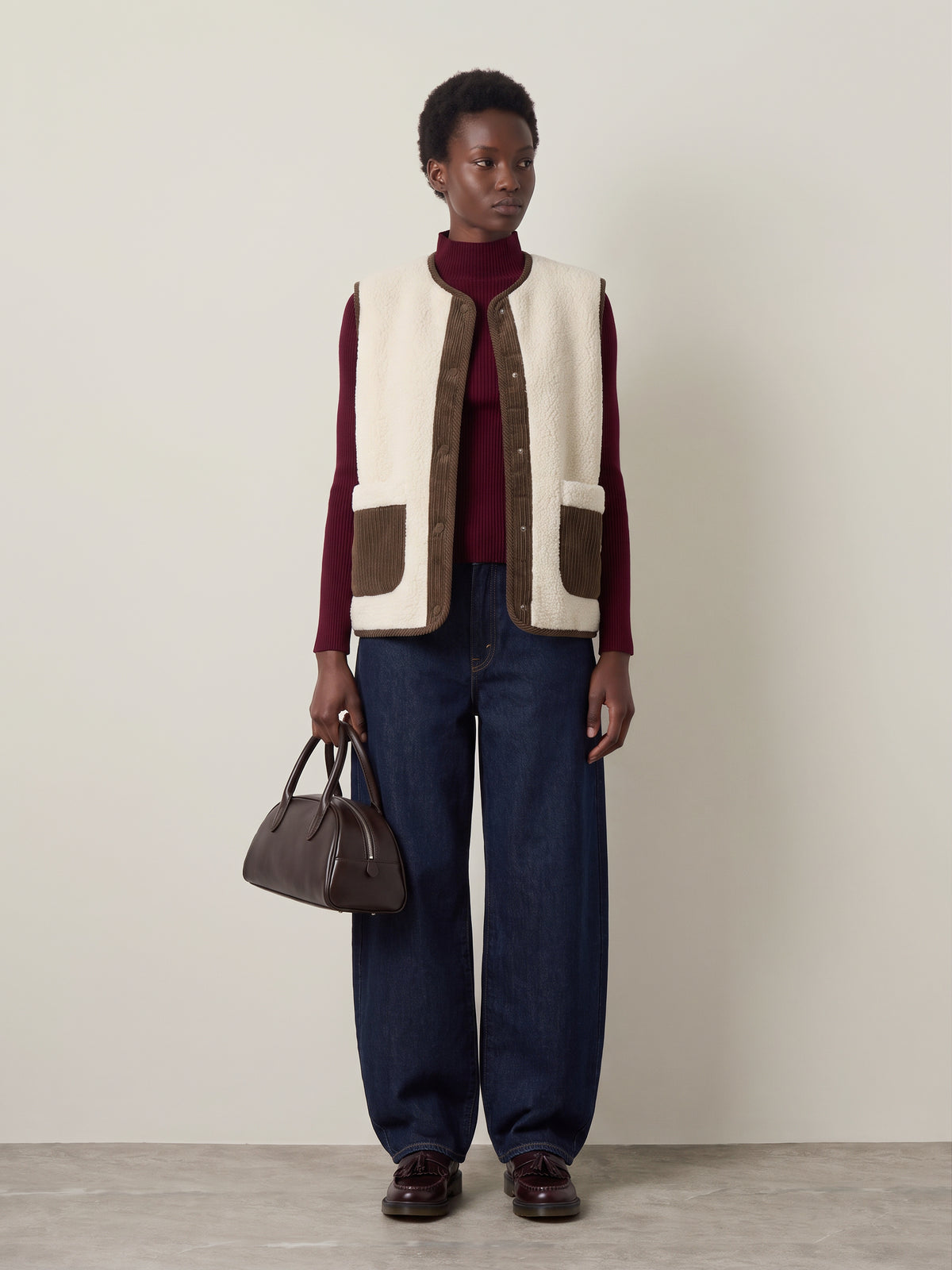PIECES - Anastacia Teddy Vest - 