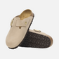 BIRKENSTOCK-Boston Big Buckle-Sandcastle Nubuck