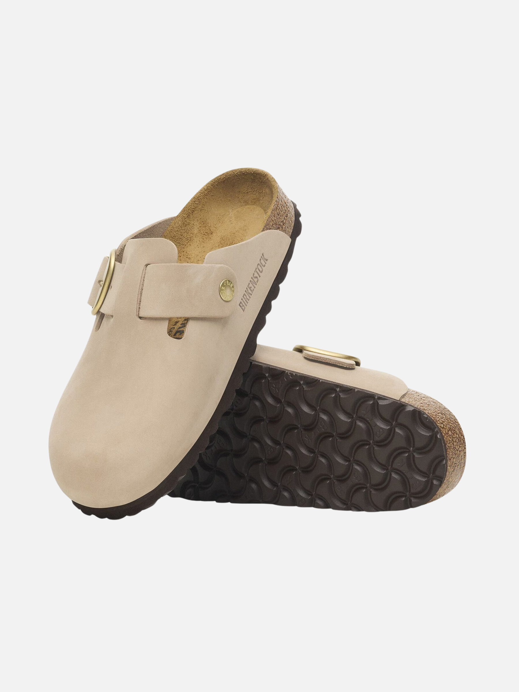 BIRKENSTOCK-Boston Big Buckle-Sandcastle Nubuck