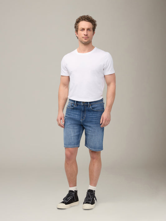 DUER - Performance Denim+ Relaxed Shorts - Vintage Indigo
