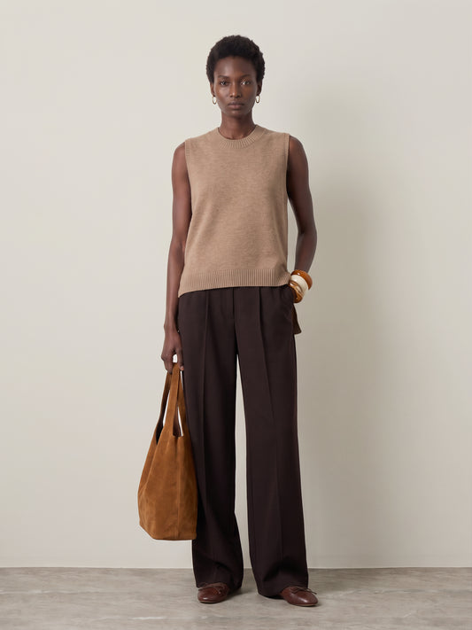 Cashmere Blend Sweater Vest