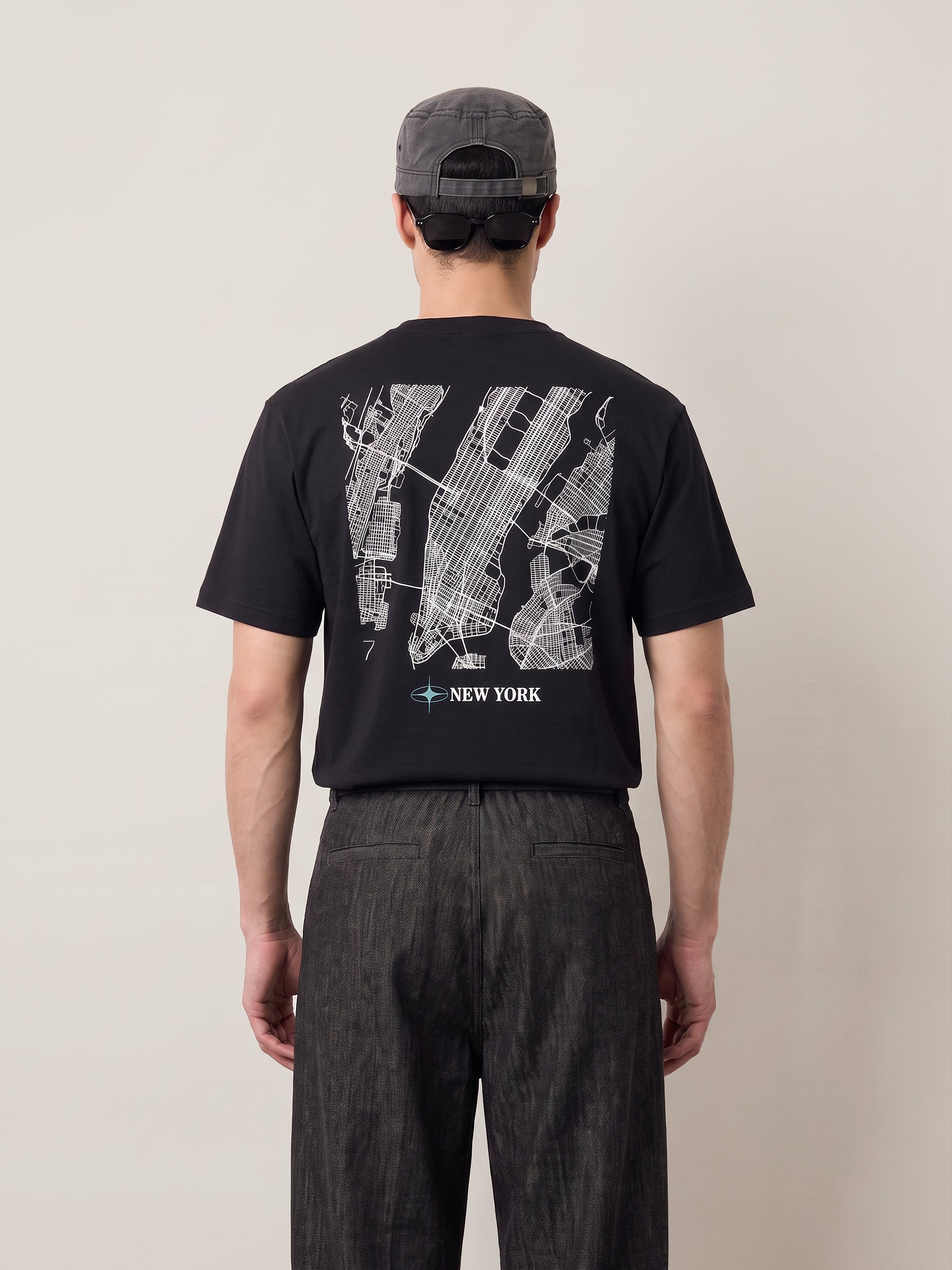 ONLY & SONS - Blueprint Graphic Shortsleeve T-Shirt - 