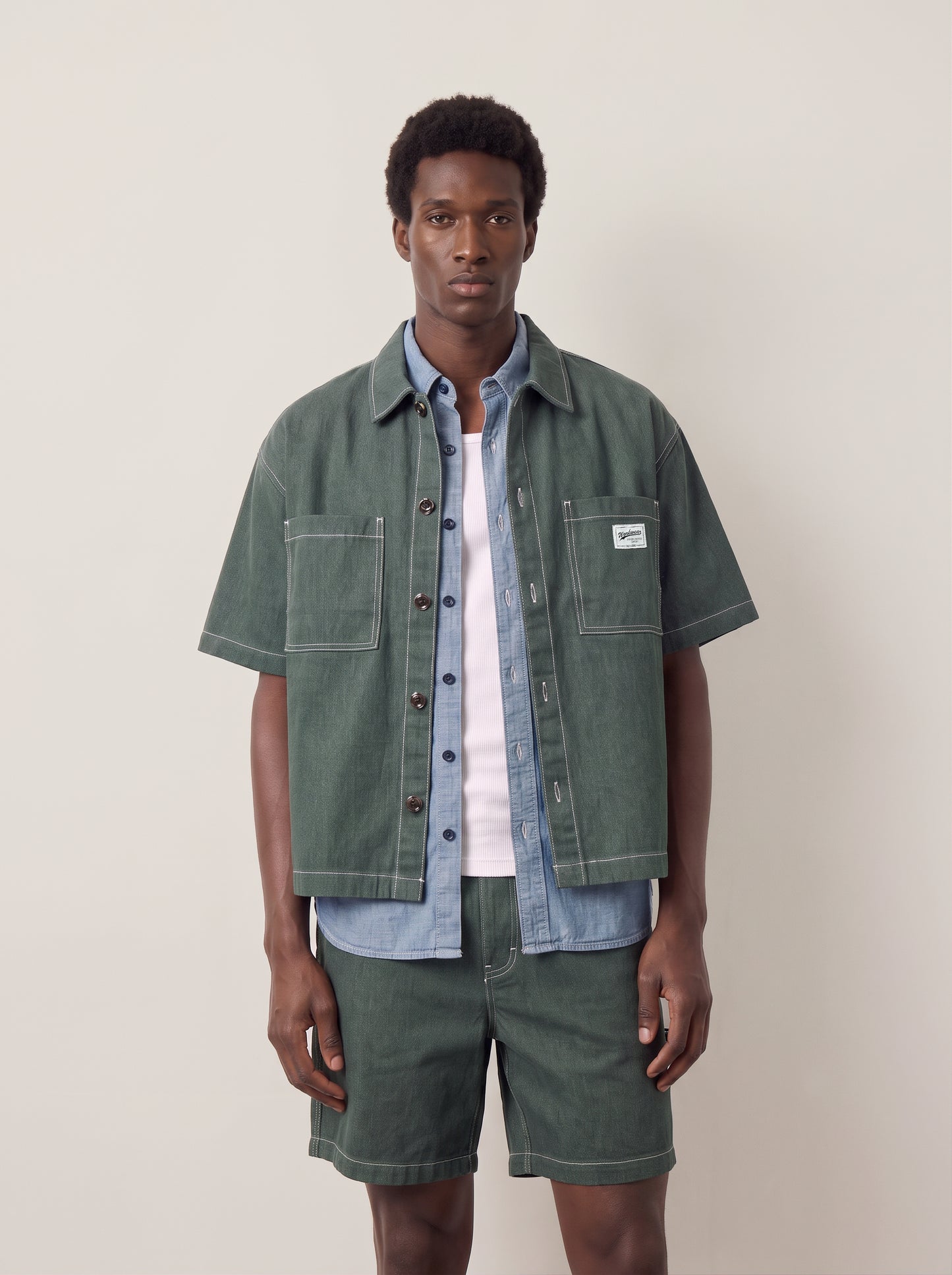 Zealand Denim Shortsleeve Shirt