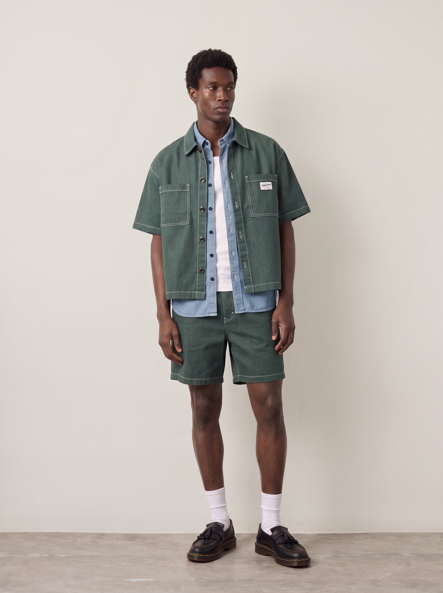 Zealand Denim Shortsleeve Shirt