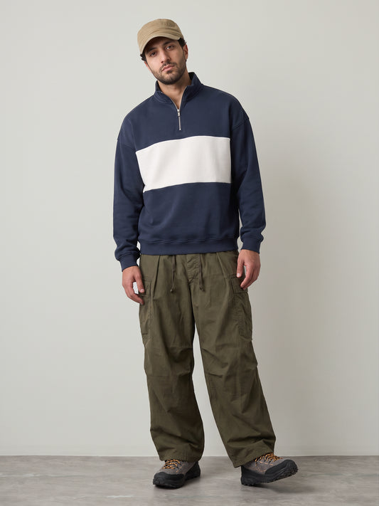 ONLY & SONS - Ceres Oversized Half-Zip Sweatshirt - 