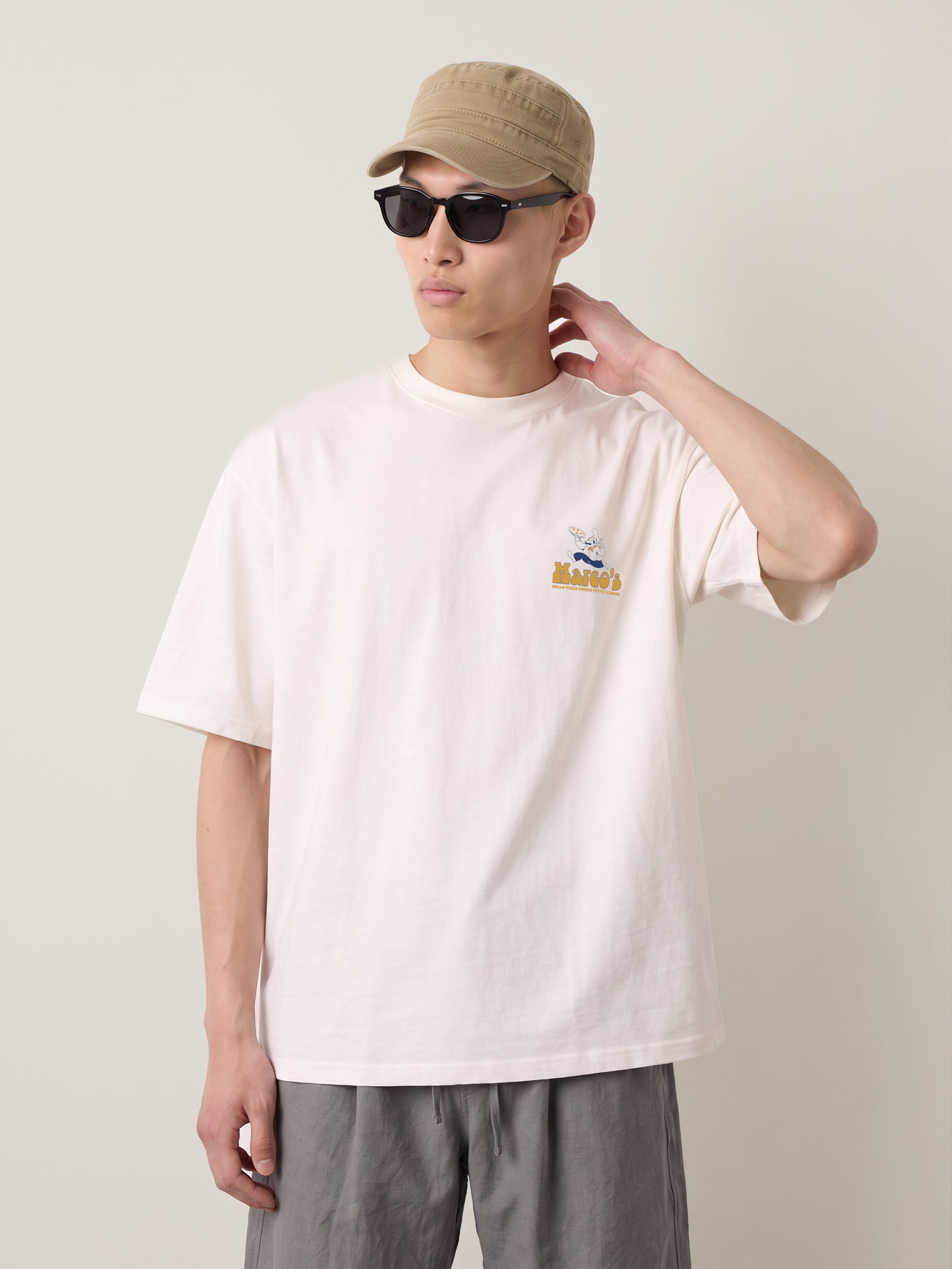 ONLY & SONS - Fred Marco Relaxed Graphic Shortsleeve T-Shirt - 