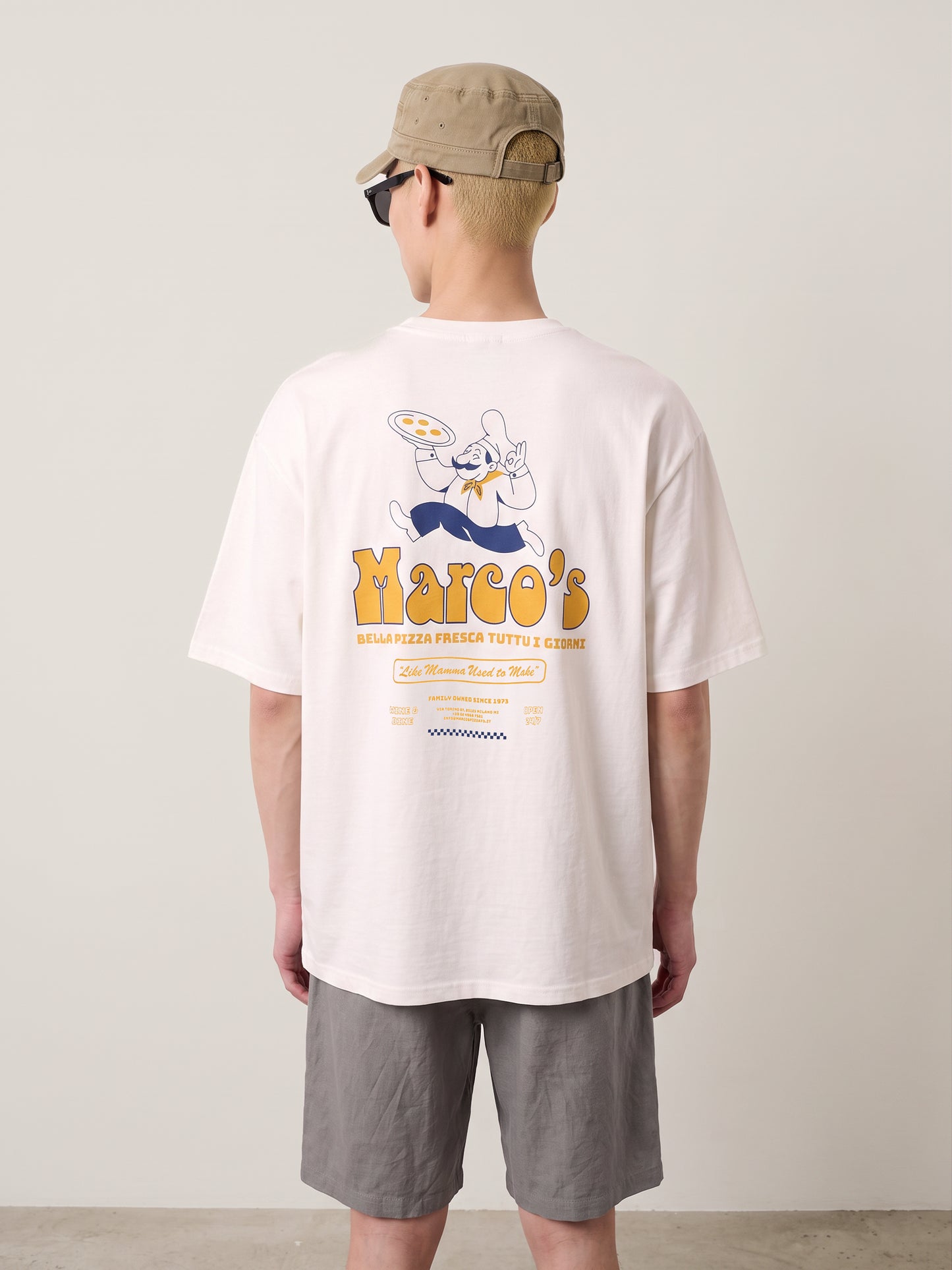 ONLY & SONS - Fred Marco Relaxed Graphic Shortsleeve T-Shirt - 