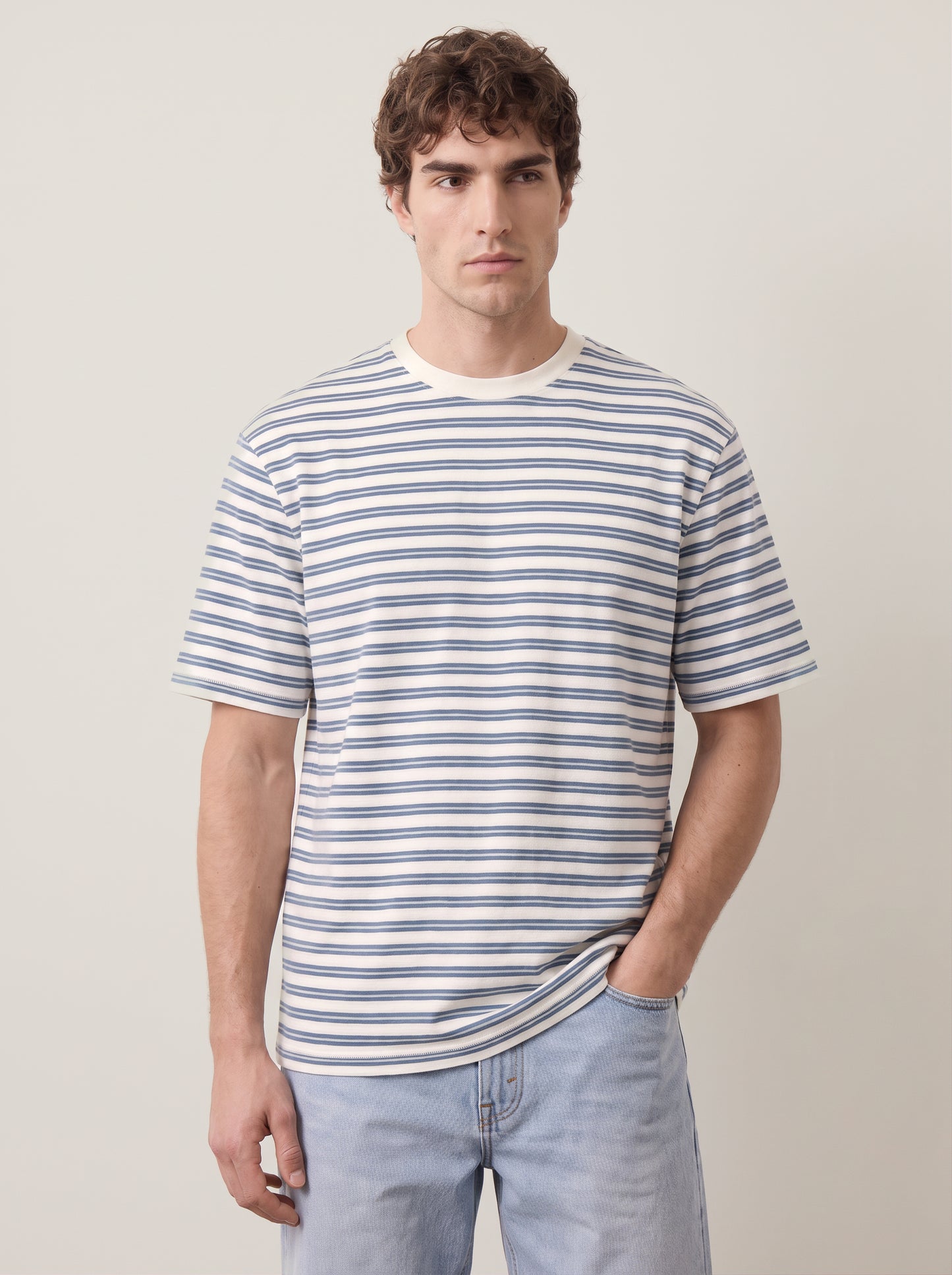 Walker Relaxed Striped T-Shirt