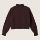 MONK & LOU - Rani Relaxed Mockneck Pullover - 