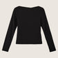 MONK & LOU - Nessa Boatneck Long Sleeve T-Shirt - 