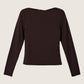 MONK & LOU - Nessa Boatneck Long Sleeve T-Shirt - 