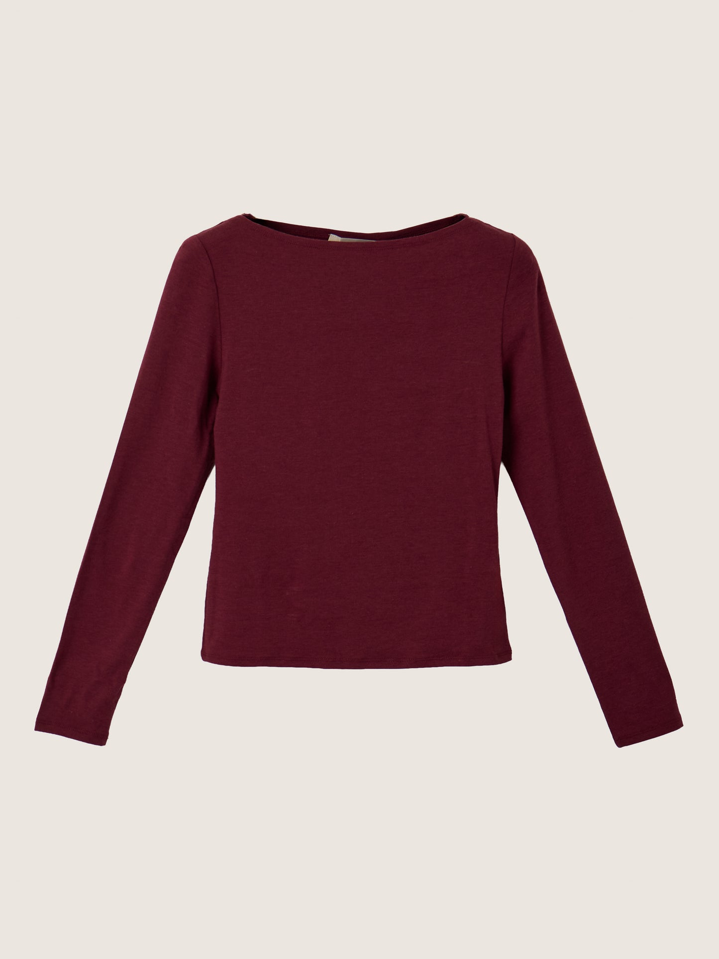 MONK & LOU - Nessa Boatneck Long Sleeve T-Shirt - 