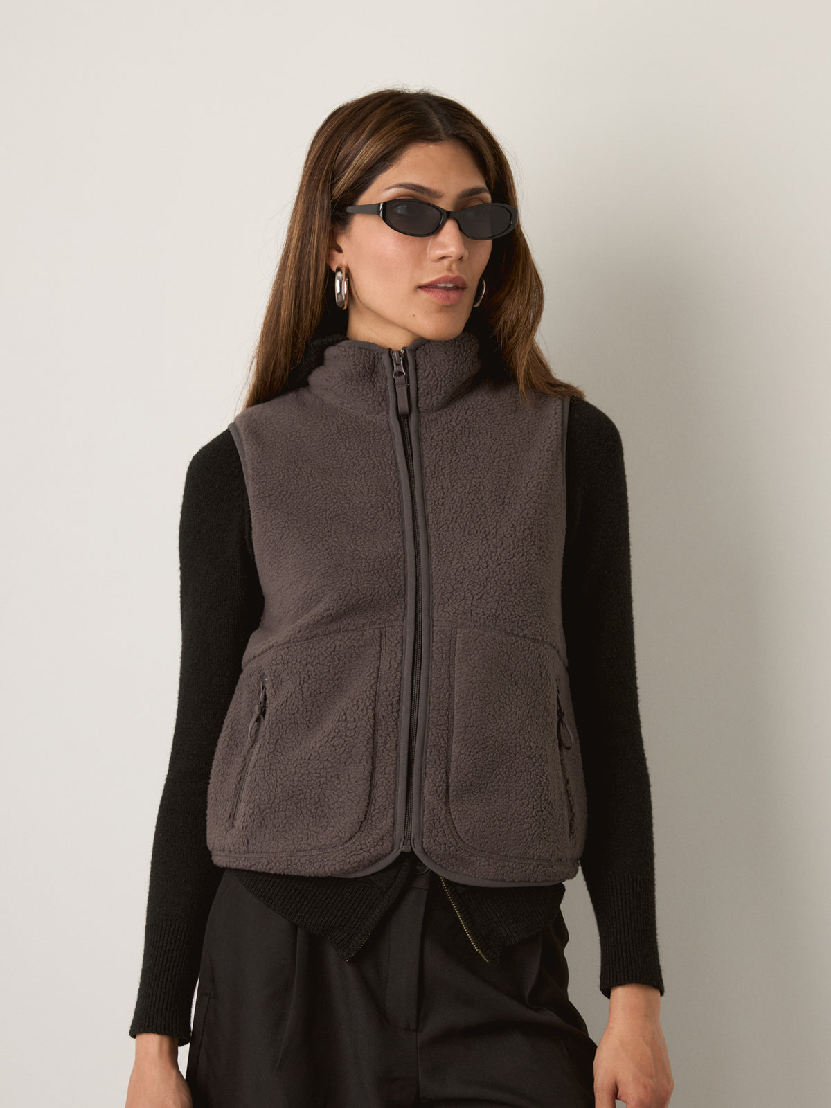 Maren Fleece Zip Vest