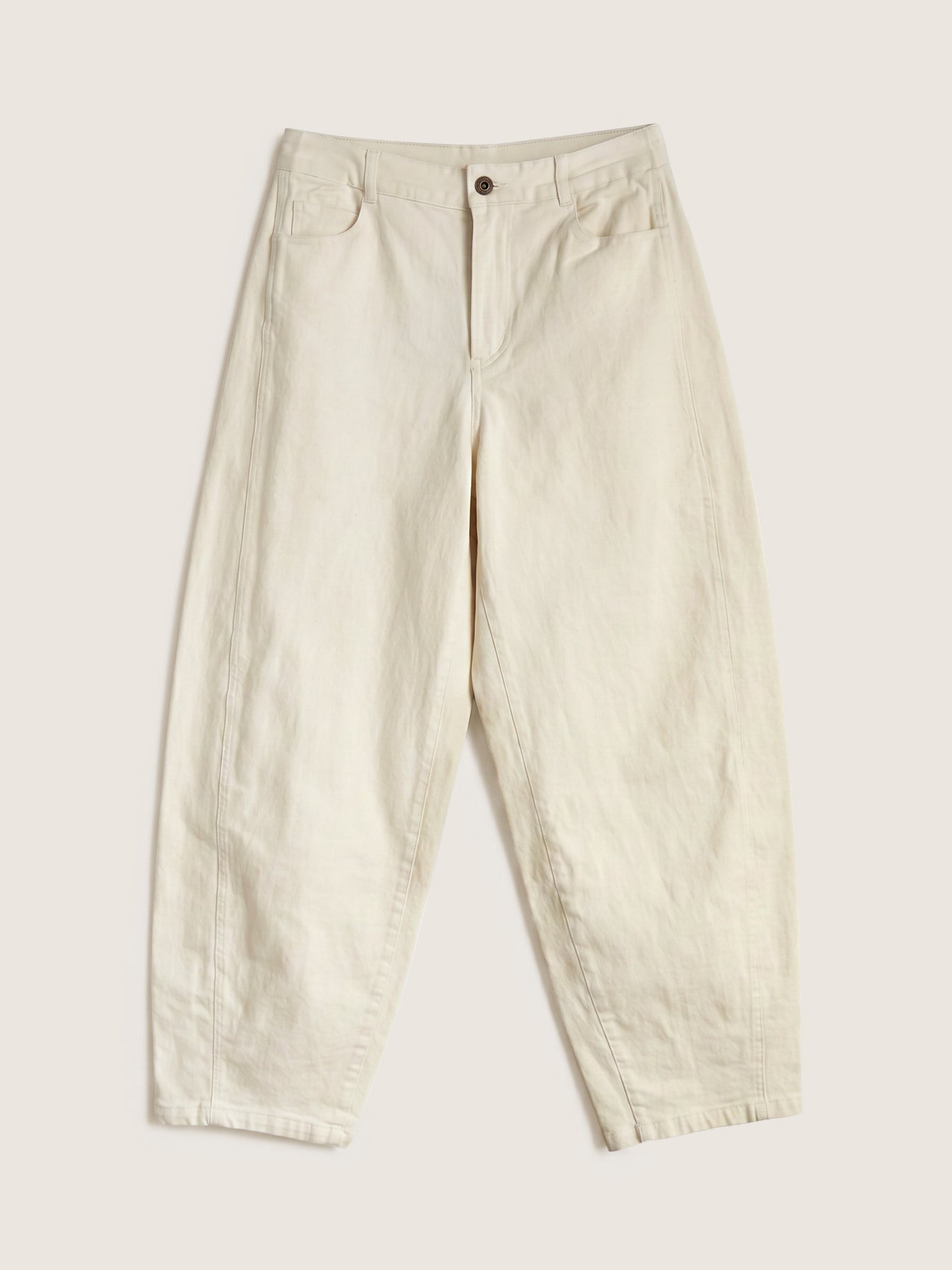 MONK & LOU - Julie Cropped Barrel Pants - 