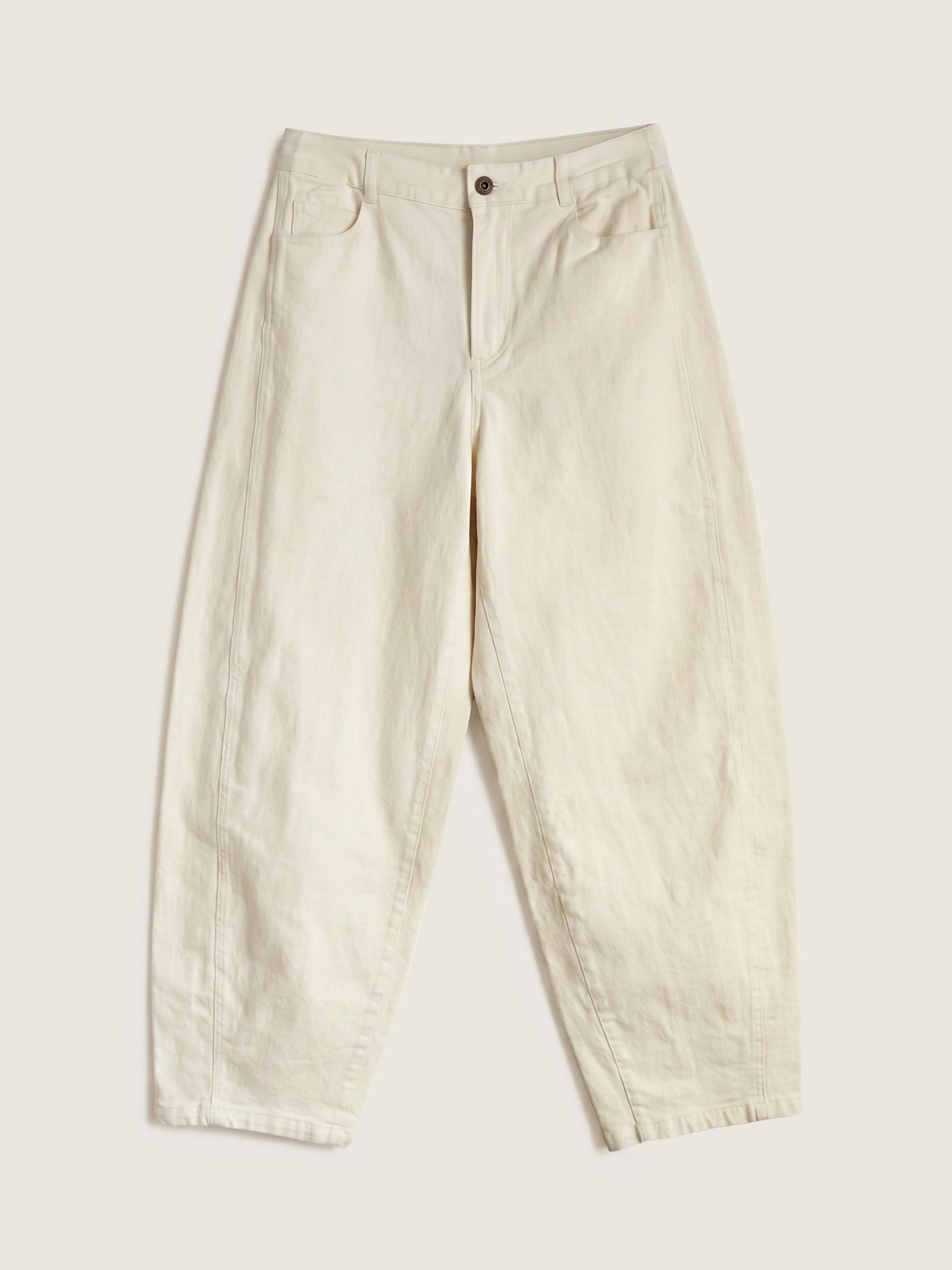 MONK & LOU - Julie Cropped Barrel Pants - 