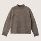 MONK & LOU - Mina Speckled Roll Neck Pullover Sweater - 