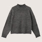 MONK & LOU - Mina Speckled Roll Neck Pullover Sweater - 