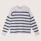 MONK & LOU - Anita Crewneck Stripe Pullover Sweater - 