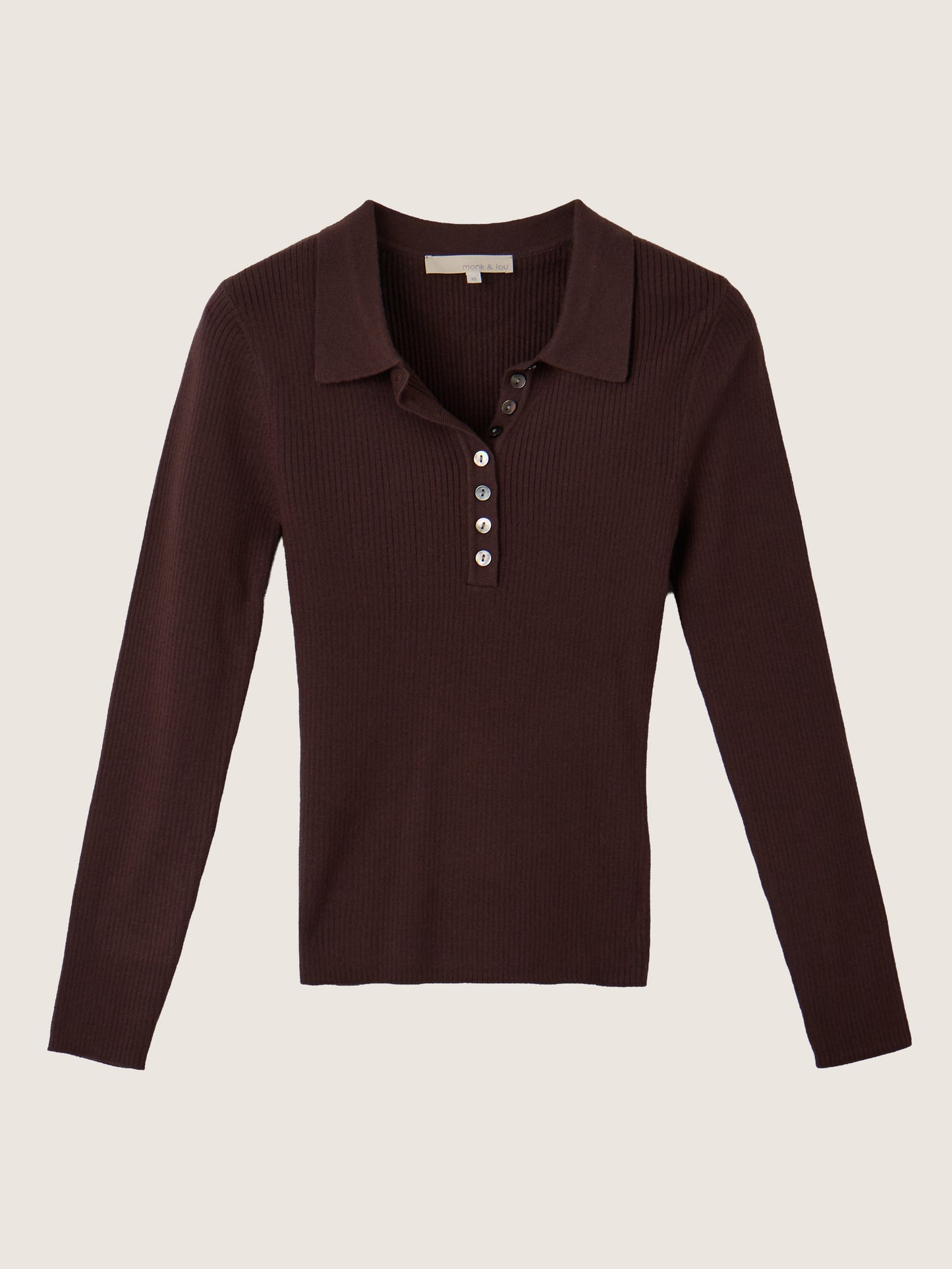 MONK & LOU - Fay Henley Sweater - 