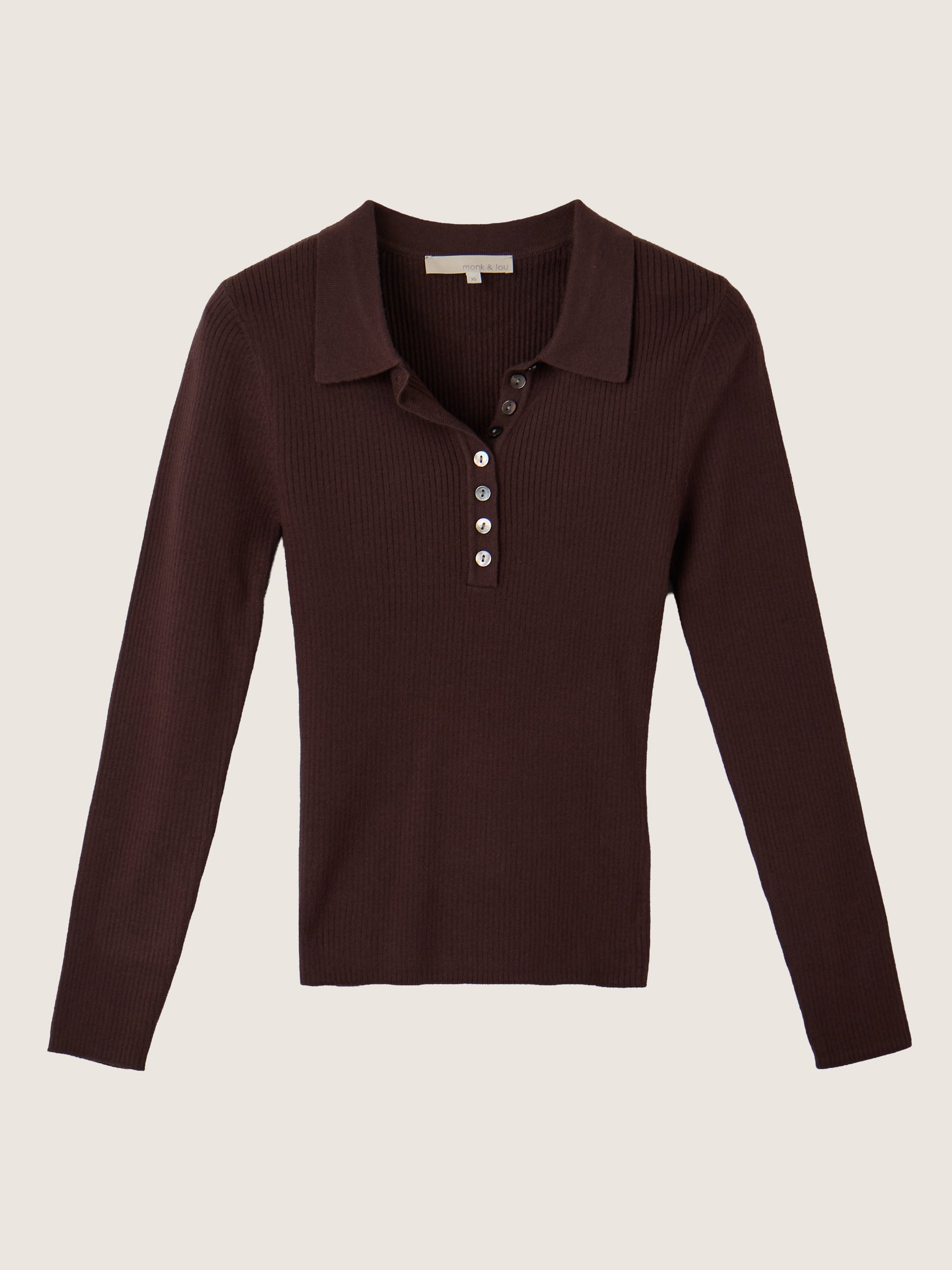 MONK & LOU - Fay Henley Sweater - 