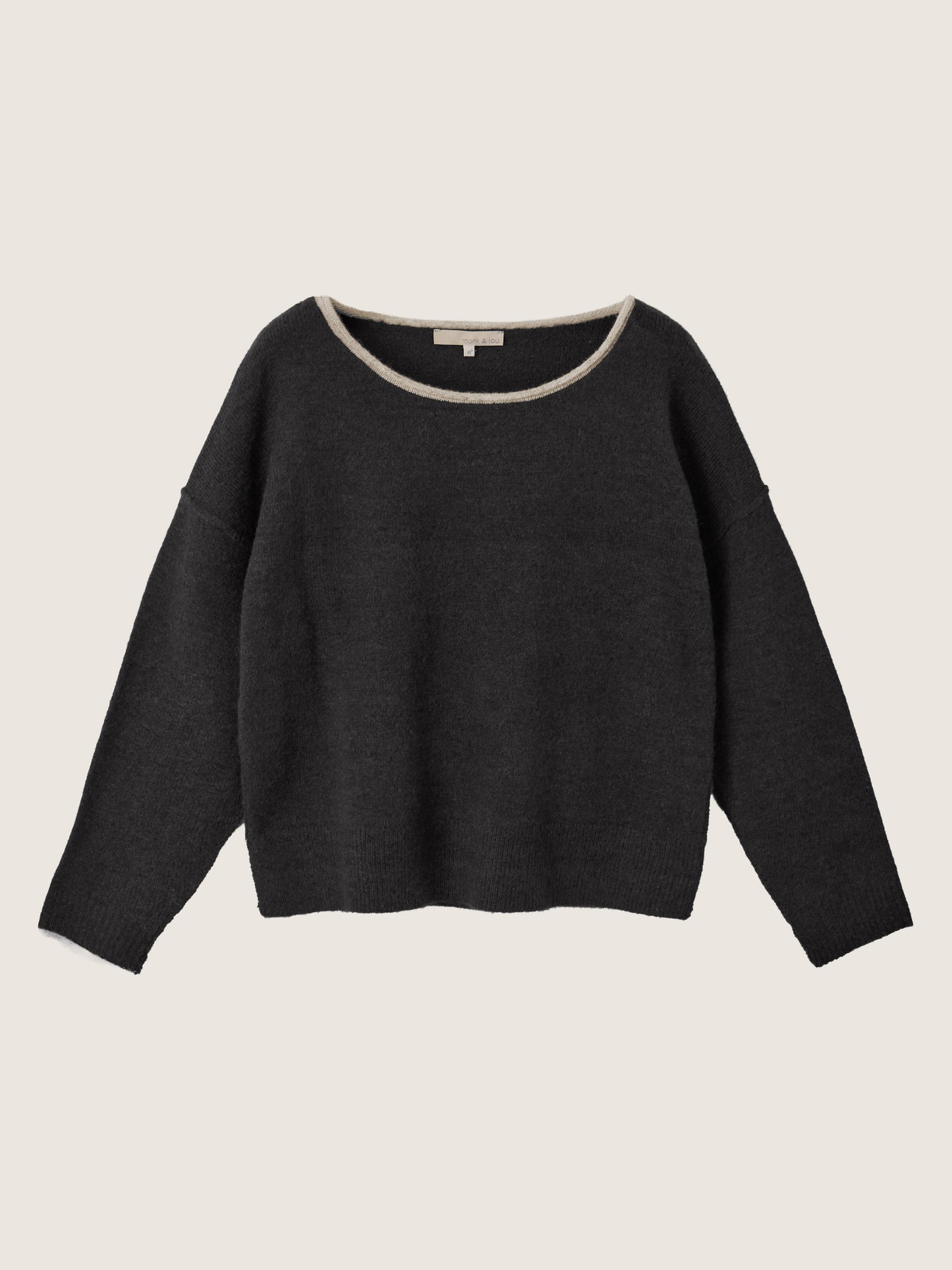 MONK & LOU - Shiloh Relaxed Pullover Sweater - 