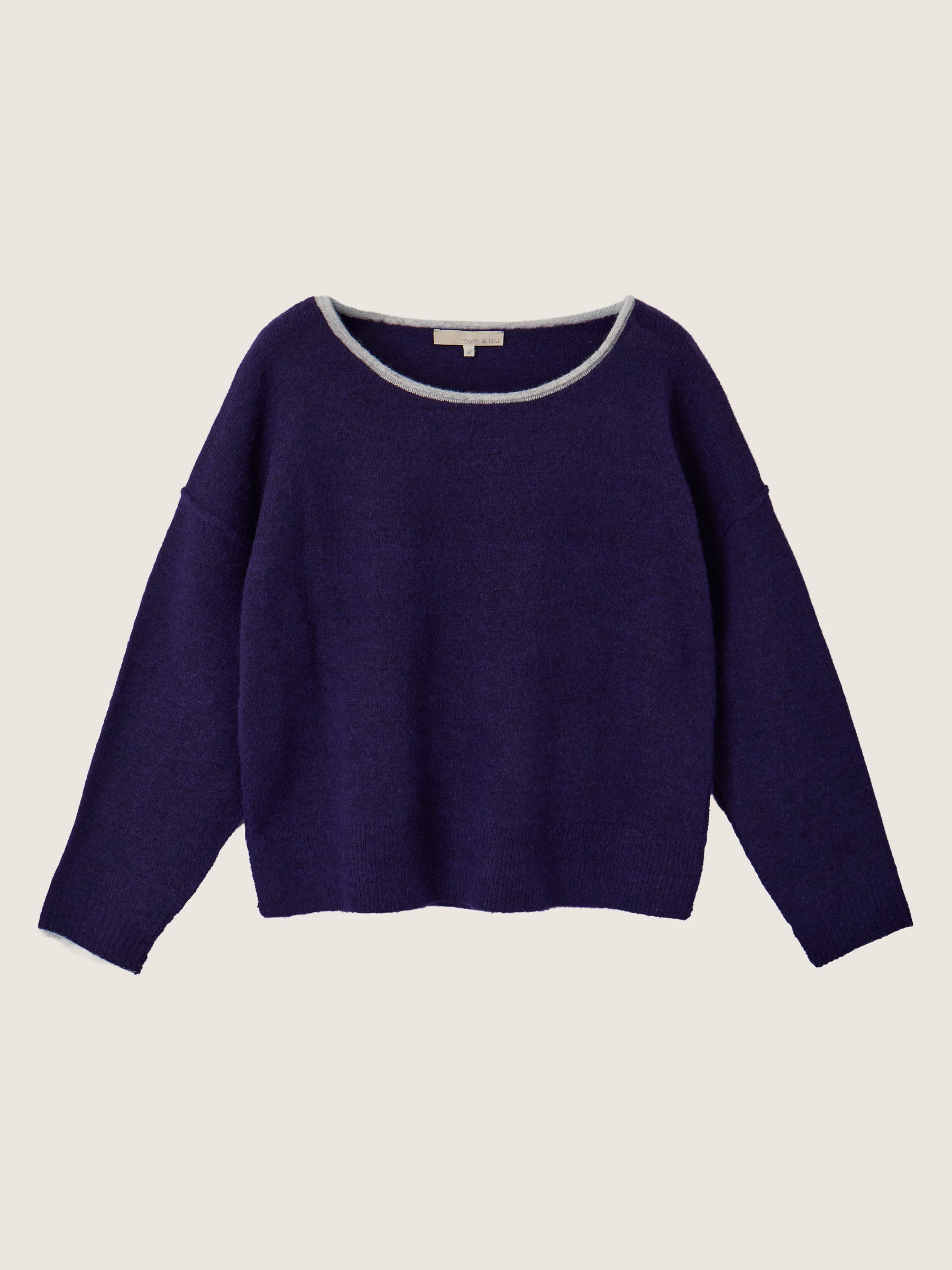 MONK & LOU - Shiloh Relaxed Pullover Sweater - 