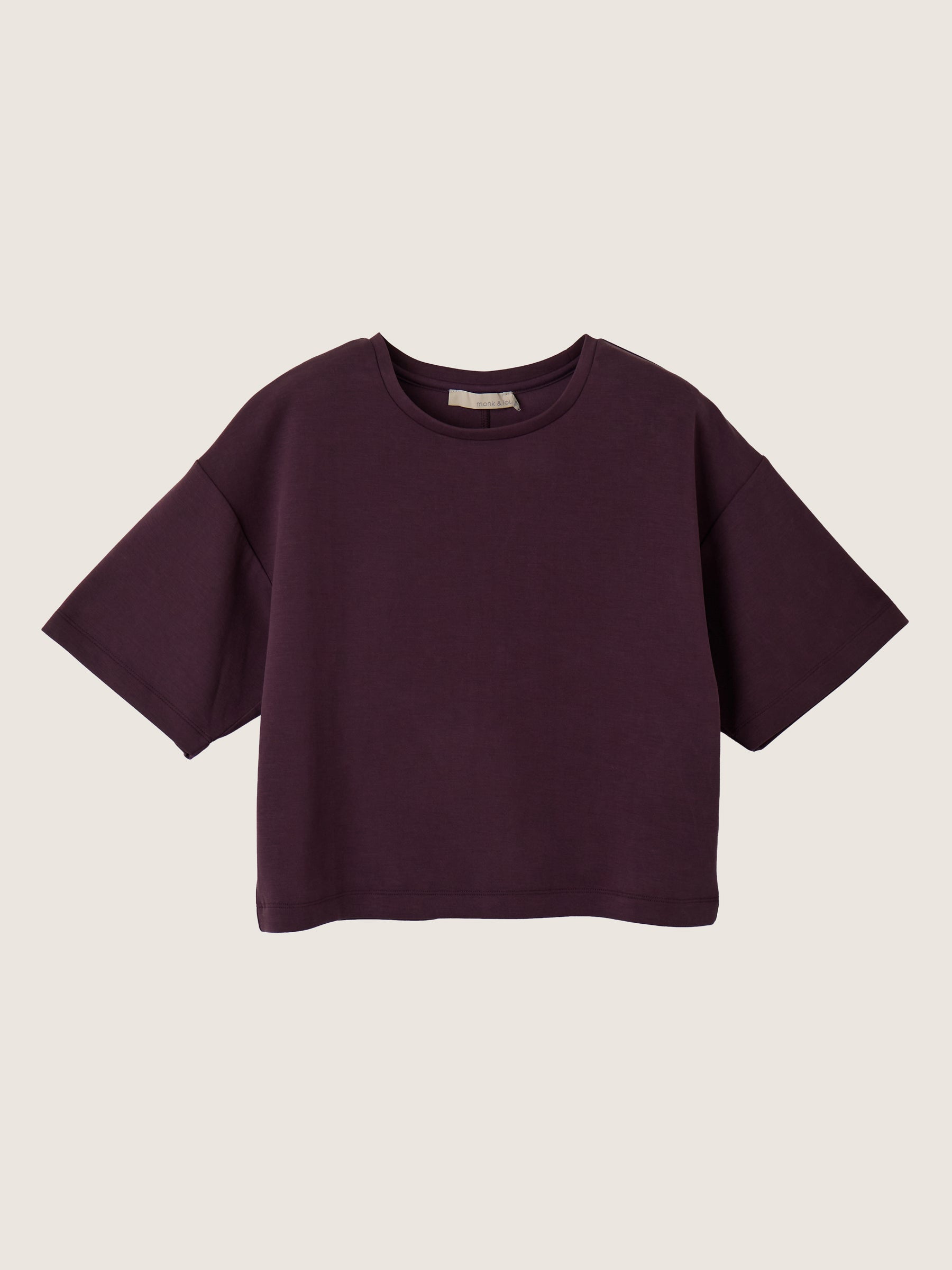 MONK & LOU - Jo Dropped Shoulder Top - 