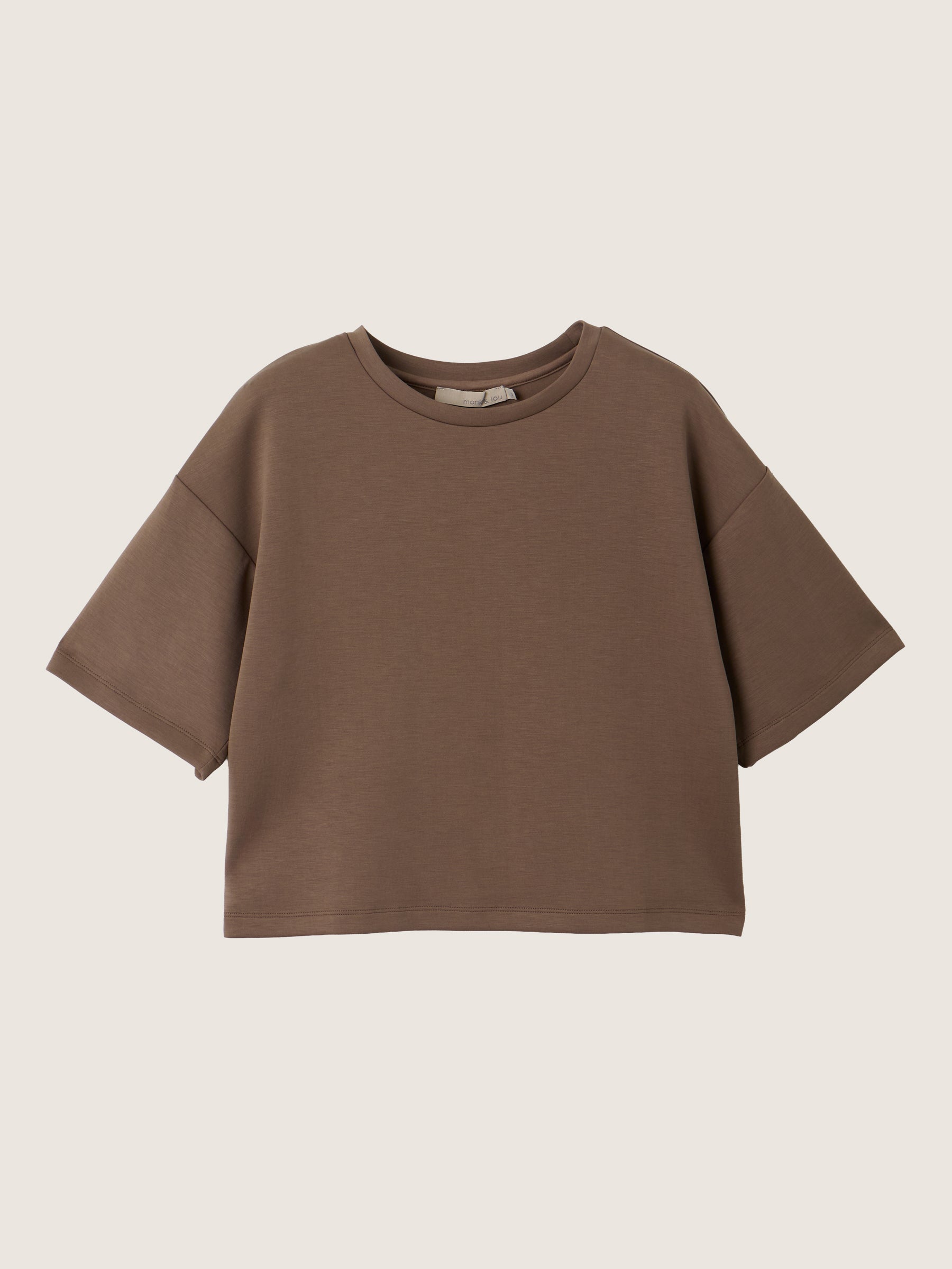 MONK & LOU - Jo Dropped Shoulder Top - 