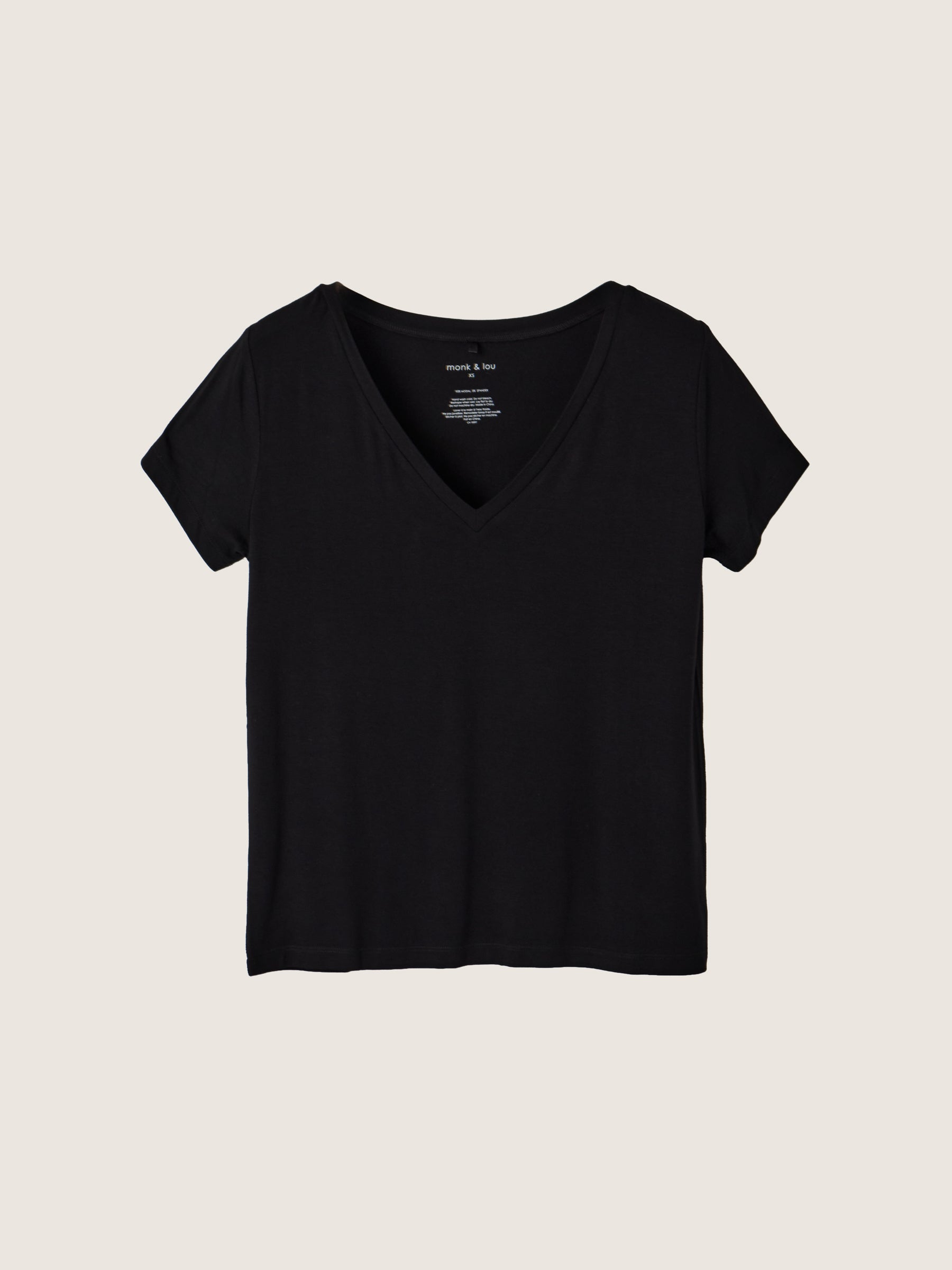 MONK & LOU - Morgan T-Shirt - Black