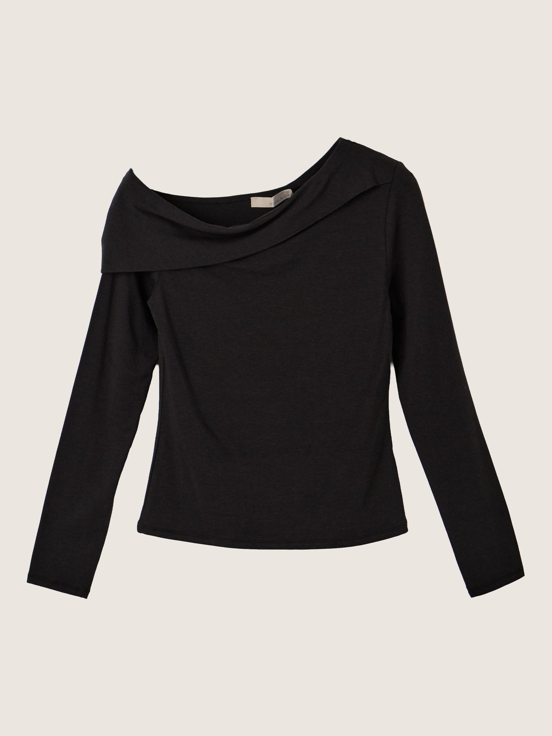 MONK & LOU - Nyla Longsleeve Off Shoulder Top - 