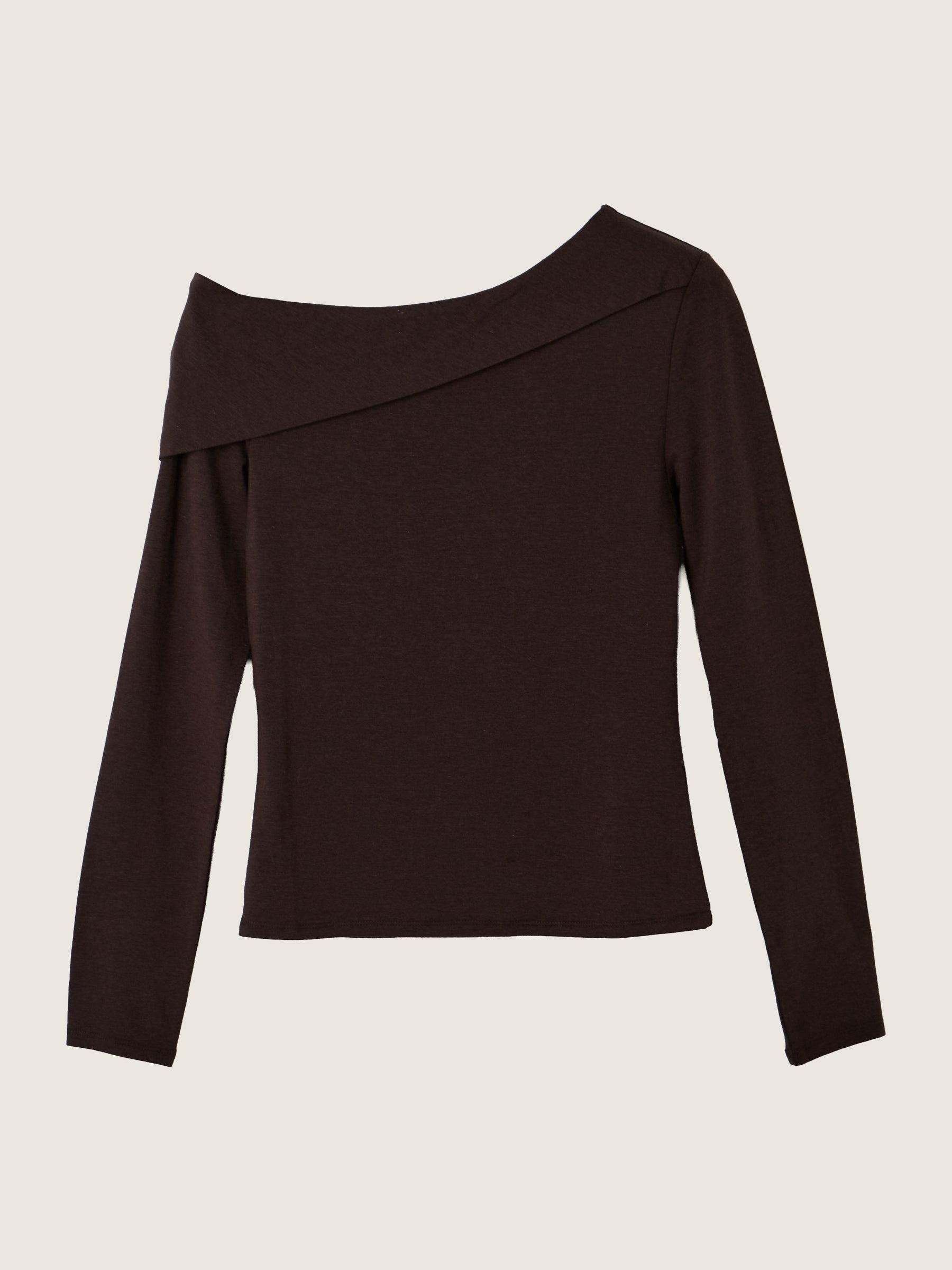 MONK & LOU - Nyla Longsleeve Off Shoulder Top - 