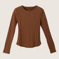 MONK & LOU - Caden Crewneck Longsleeve Top - 