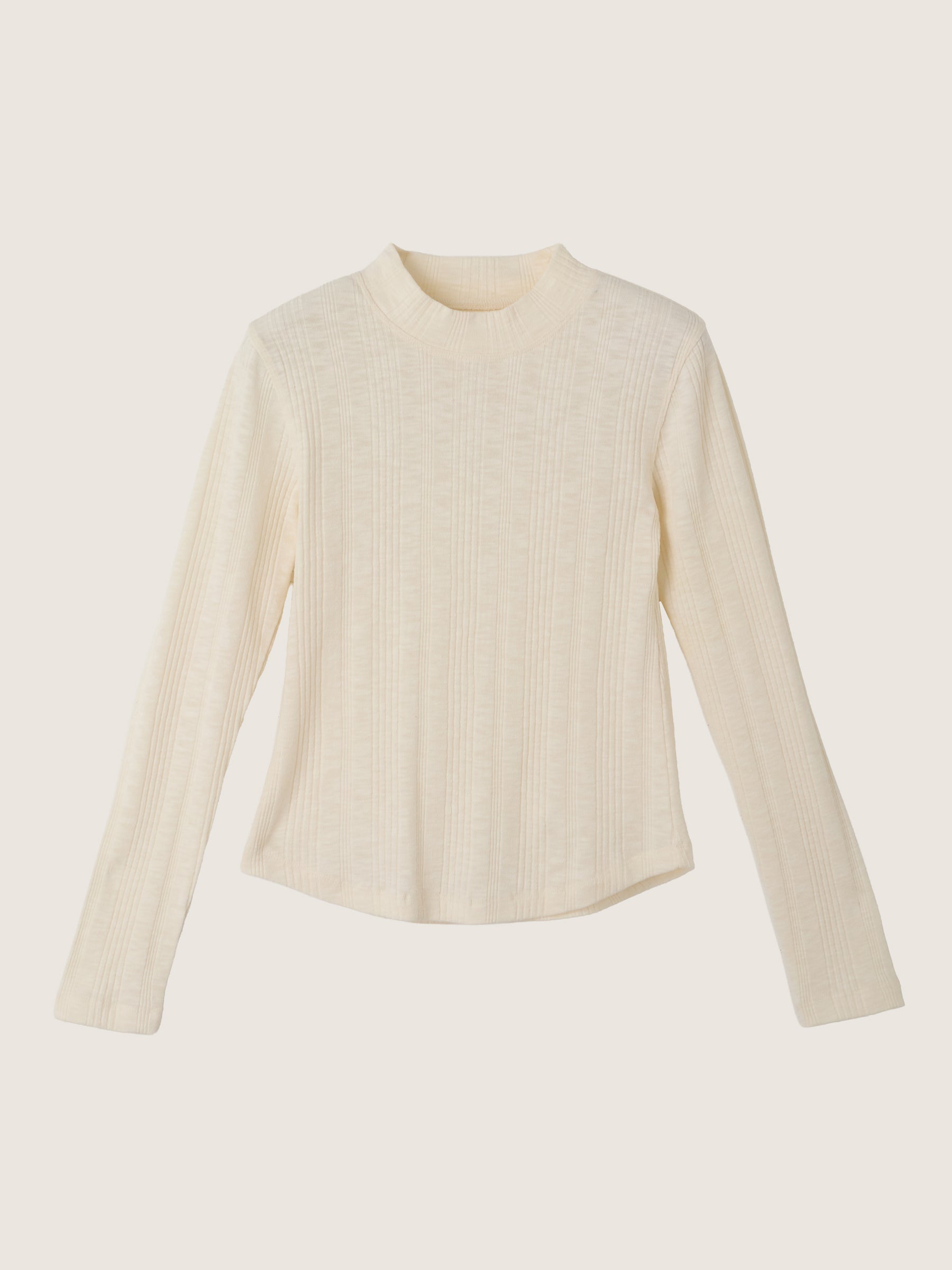 MONK & LOU - Benny Mockneck Longsleeve Top - 
