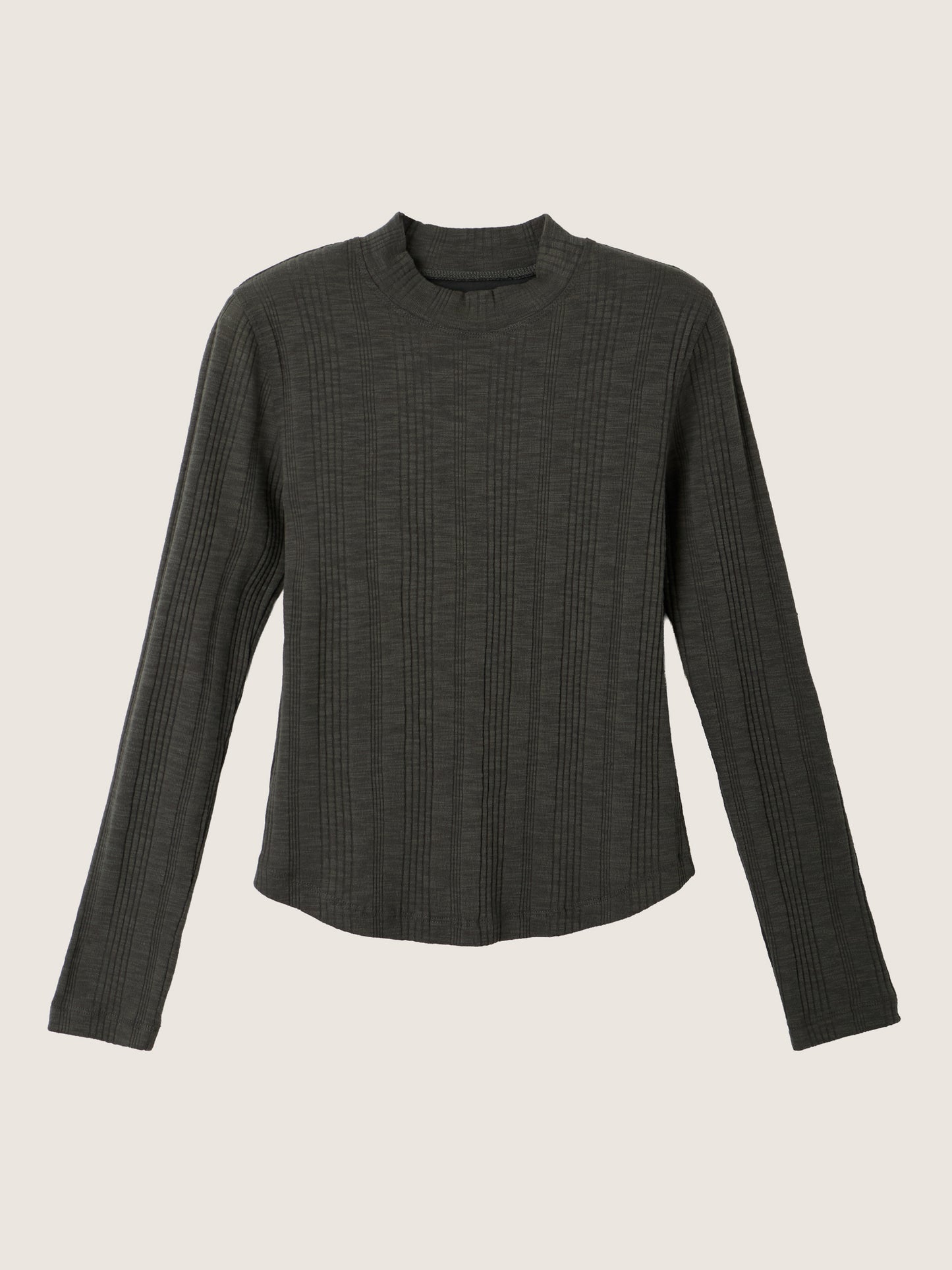 MONK & LOU - Benny Mockneck Longsleeve Top - 