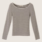 MONK & LOU - Cameron Boatneck Longsleeve T-Shirt - 