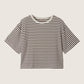 MONK & LOU - Silas Cropped T-Shirt - 